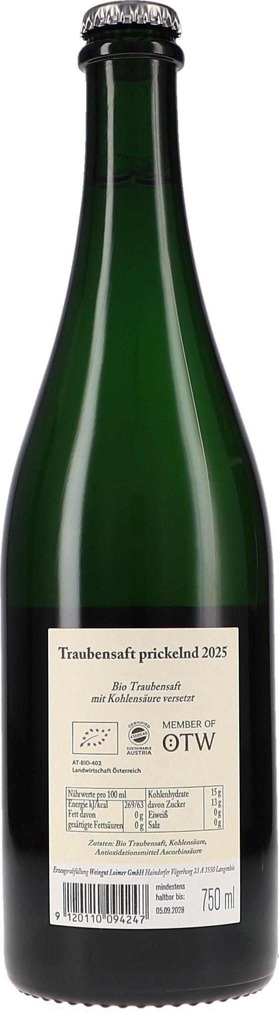 Donauriesling Traubensaft prickelnd