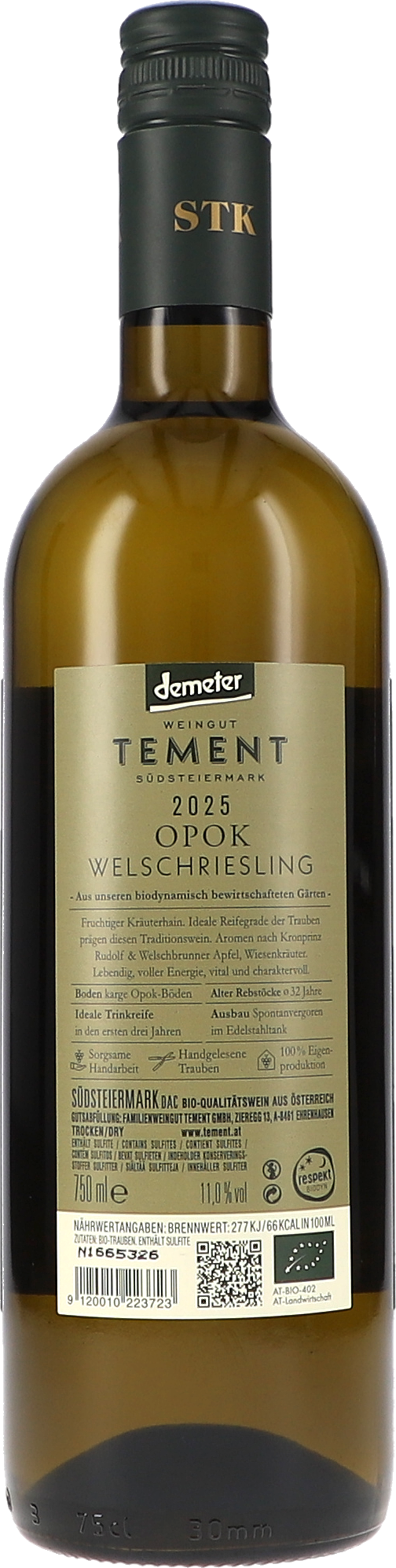 Welschriesling Opok, Südsteiermark DAC