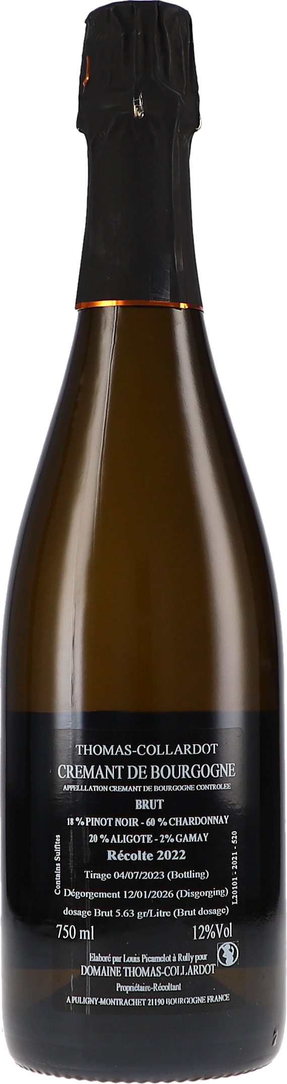 Crémant de Bourgogne, Brut Blanc