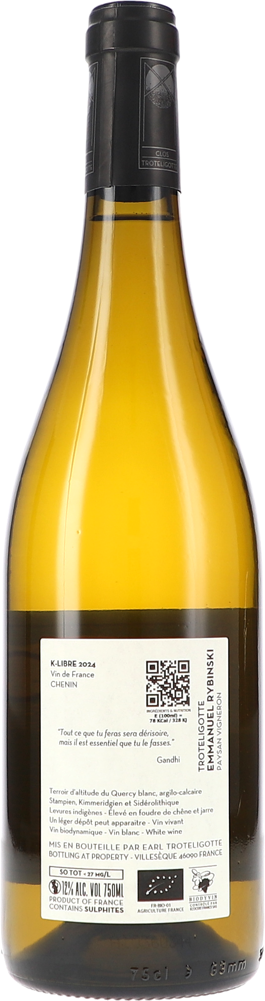 K-libre Chenin VdF