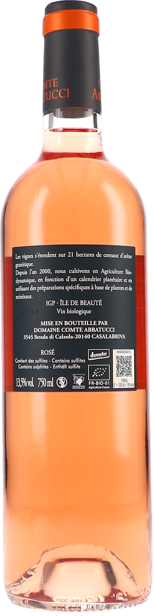 Faustine Vielles Vignes, Rosé IGP