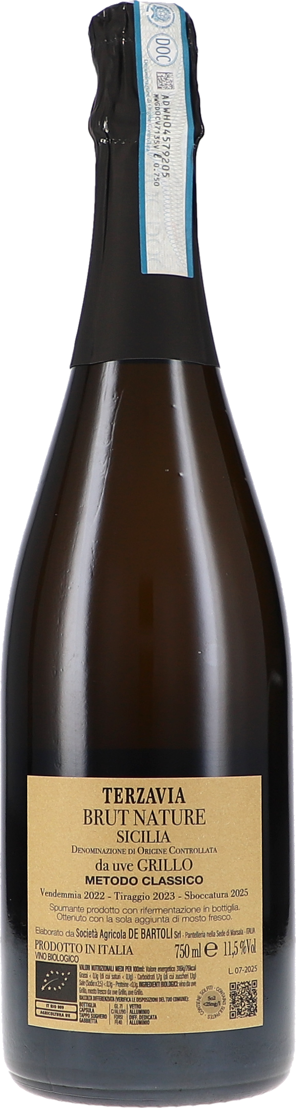 Metodo Classico "Terzavia" Brut Nature DOC