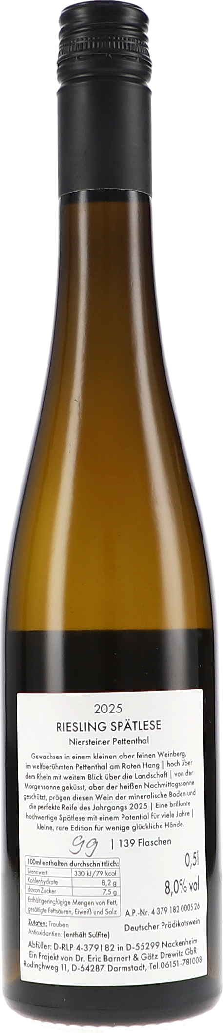 Riesling Spätlese Pettenthal