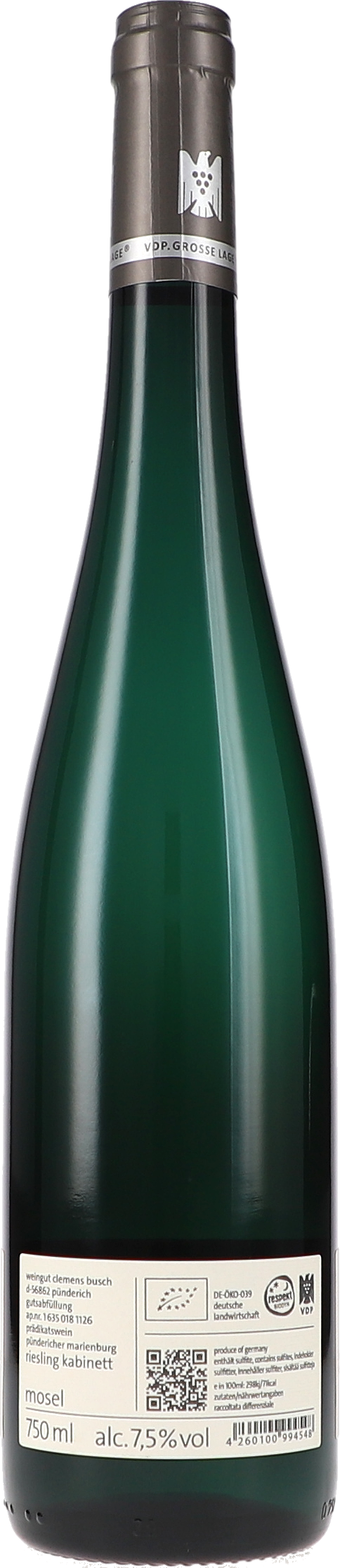 Riesling Marienburg Kabinett VDP Grosse Lage