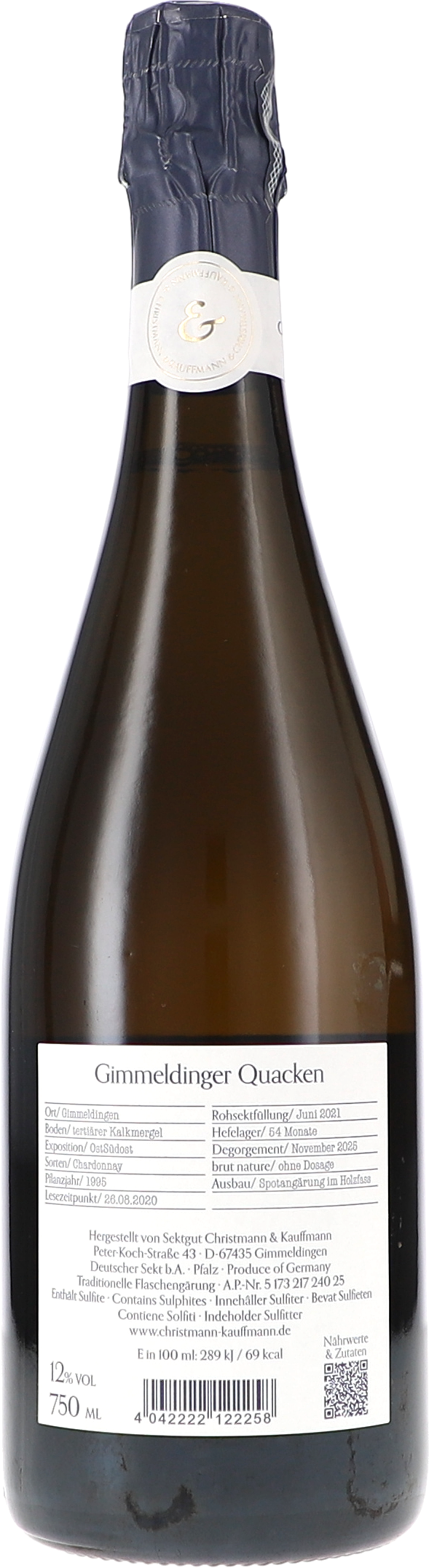 Gimmeldinger Quacken Sekt Brut Nature