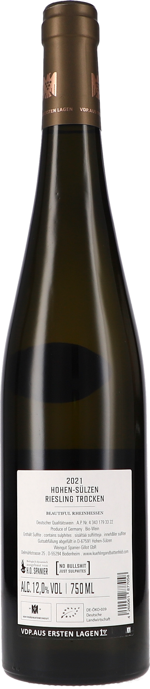 Riesling Hohen-Sülzen VDP Erste Lage "Treasure Collection"