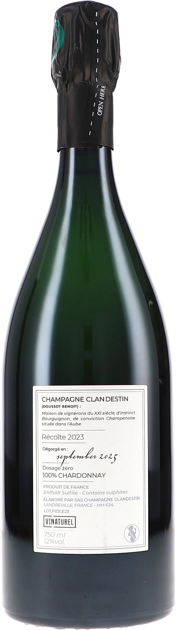 Les Passagers "Fiole" Brut Nature