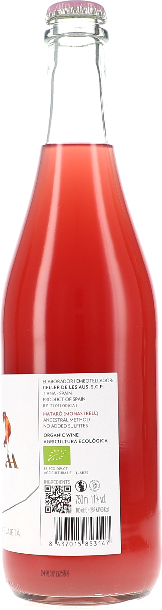 AUS Puput Rosé Pét-Nat, ungeschwefelt