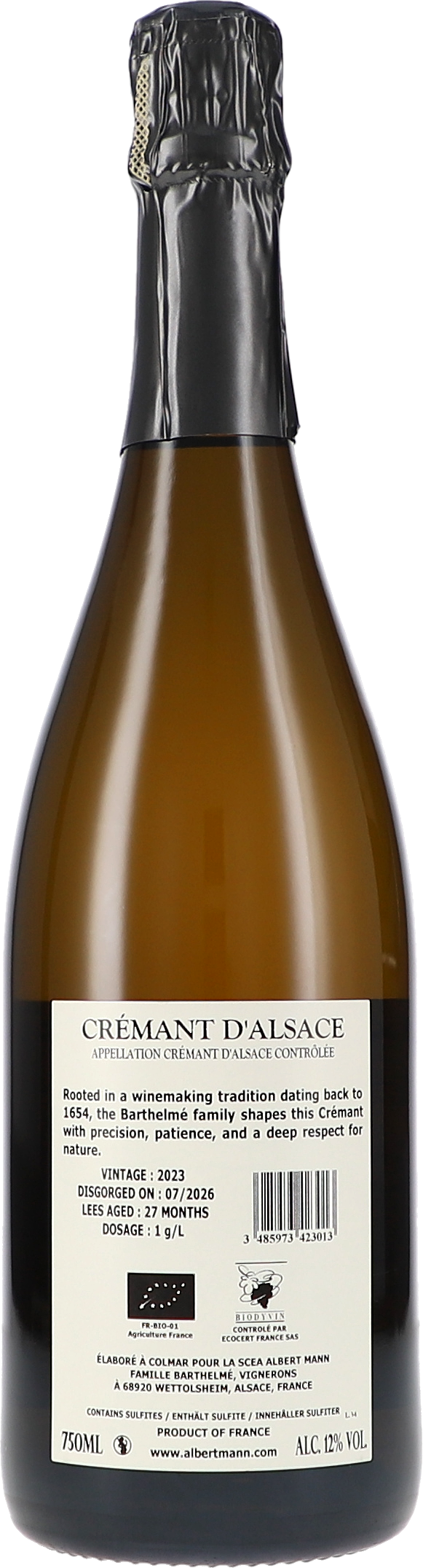 Crémant d'Alsace, Extra Brut