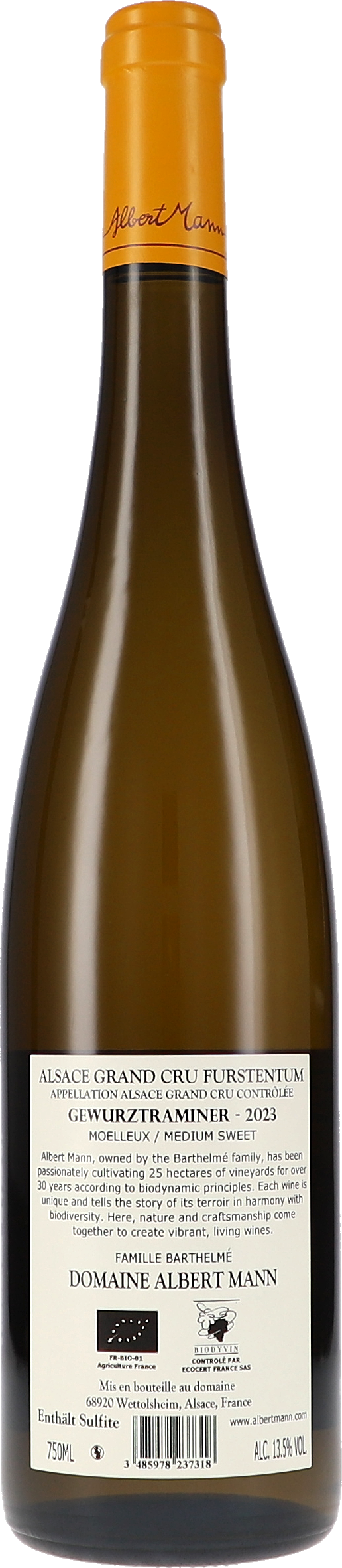 Gewürztraminer Furstentum Grand Cru