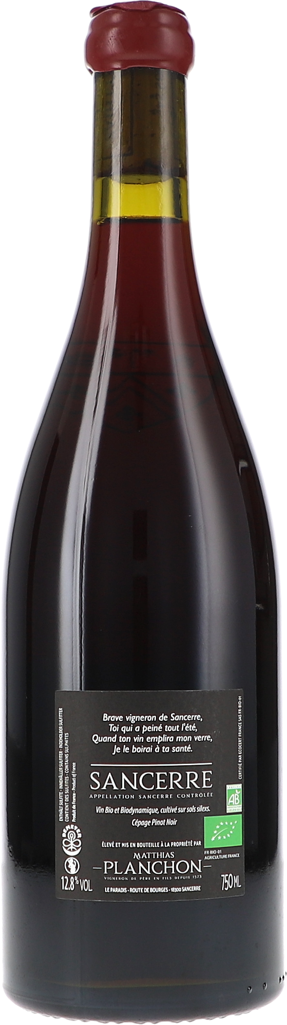 Sancerre rouge "Tirrepeine" AOC