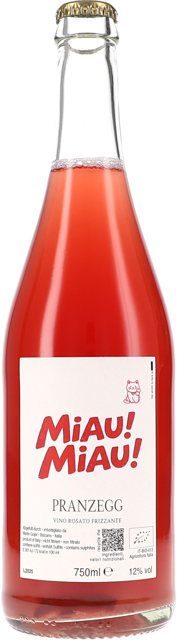 MIAU! Vino Rosato Frizzante