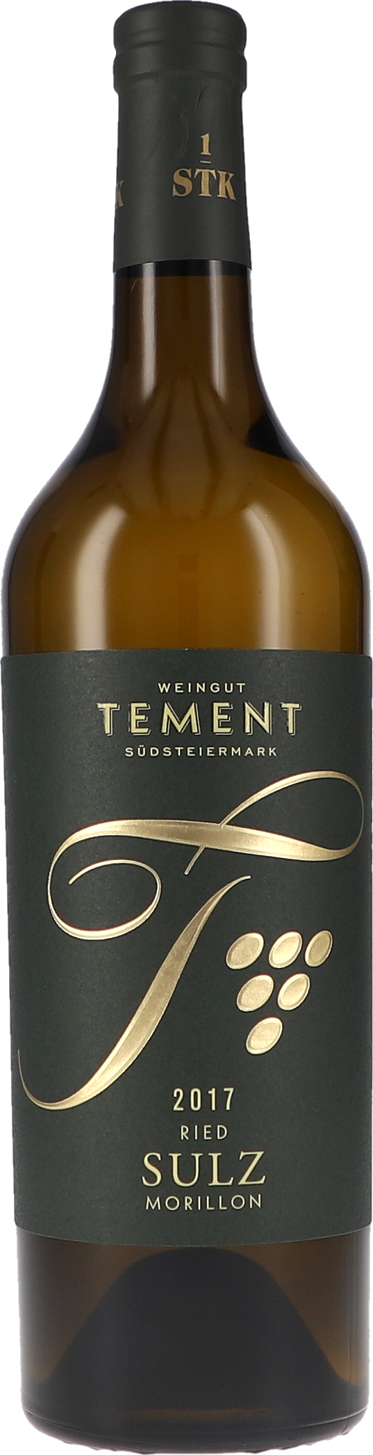 Weinflasche, Morillon, Rotwein, Glasflasche, Jahrgang 2017