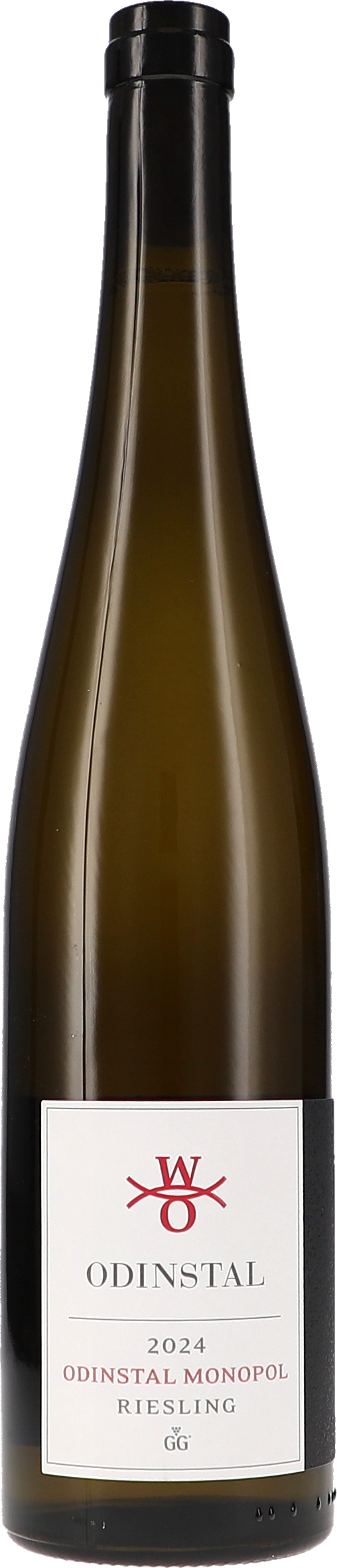 Weinflasche, Riesling, Braunglas, Jahrgang 2024, Weißwein