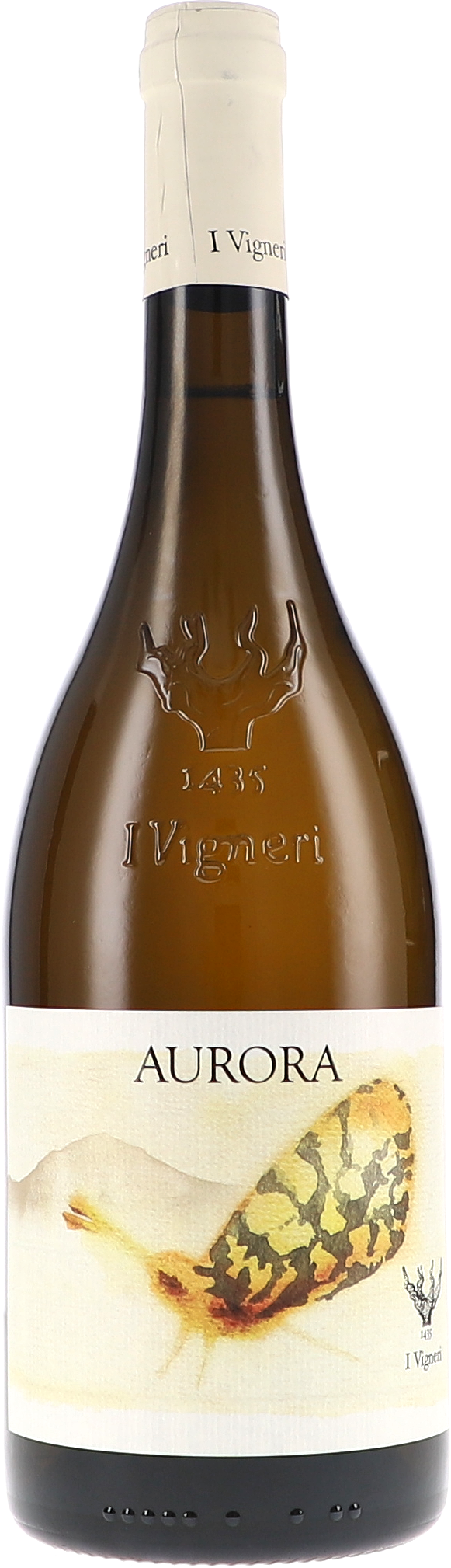 Weißwein, Aurora, I Vigneri, Flasche Weißwein, Weißwein-Specimen