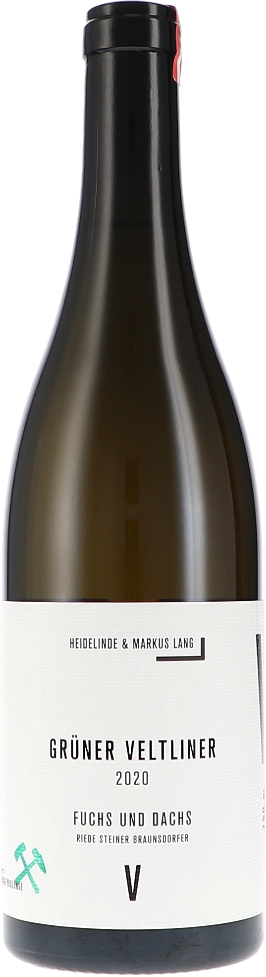 Weißwein, Grüner Veltliner, 2020, Flasche, Etikett weiß