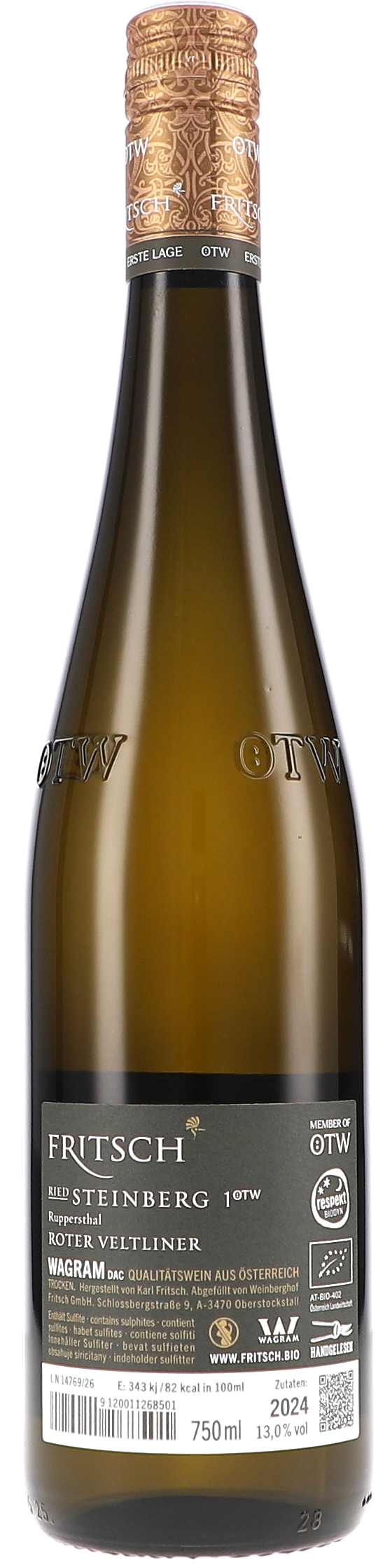 Weißwein, Riesling, Flasche, 750 ml, Etikett