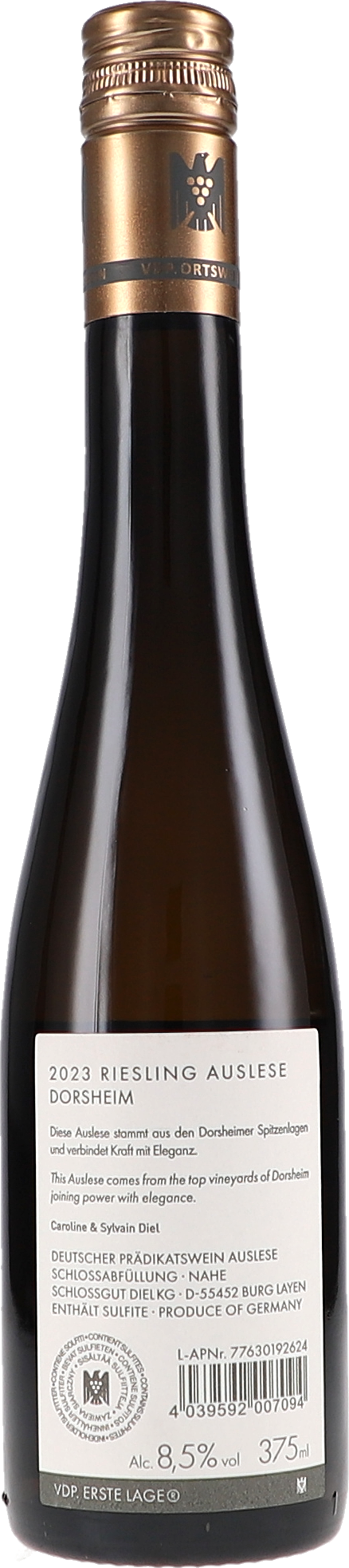Riesling, Weinflasche, Trocken, 375 ml, Auslese
