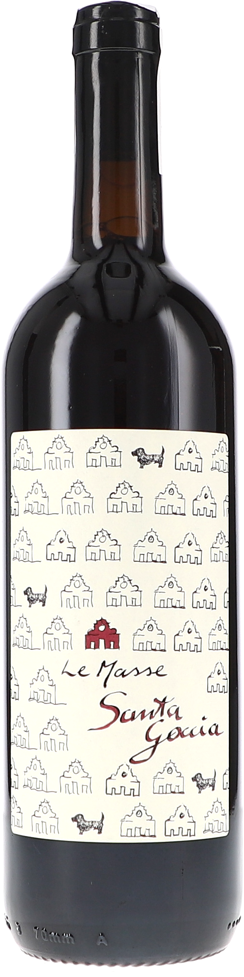 Santa Goccia Toscana IGT Wein, Rotwein, Flasche, Etikett, Santa Goxia