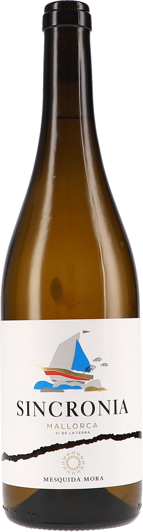 Weißwein, Mallorca, Sincronia, Vino, Flasche