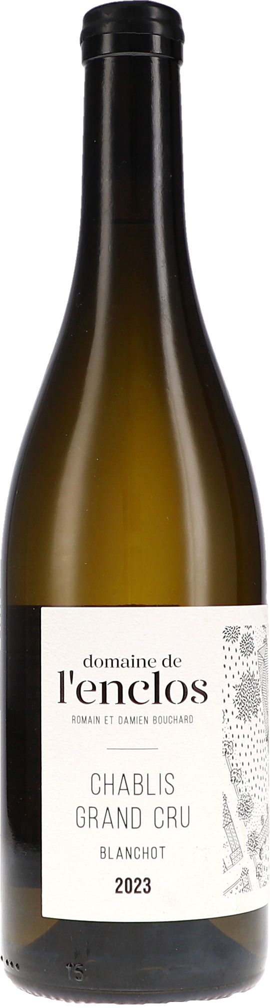 Chablis Grand Cru Blanchot AOC Flasche, Alkohol, Getränk, Bier, Schnaps