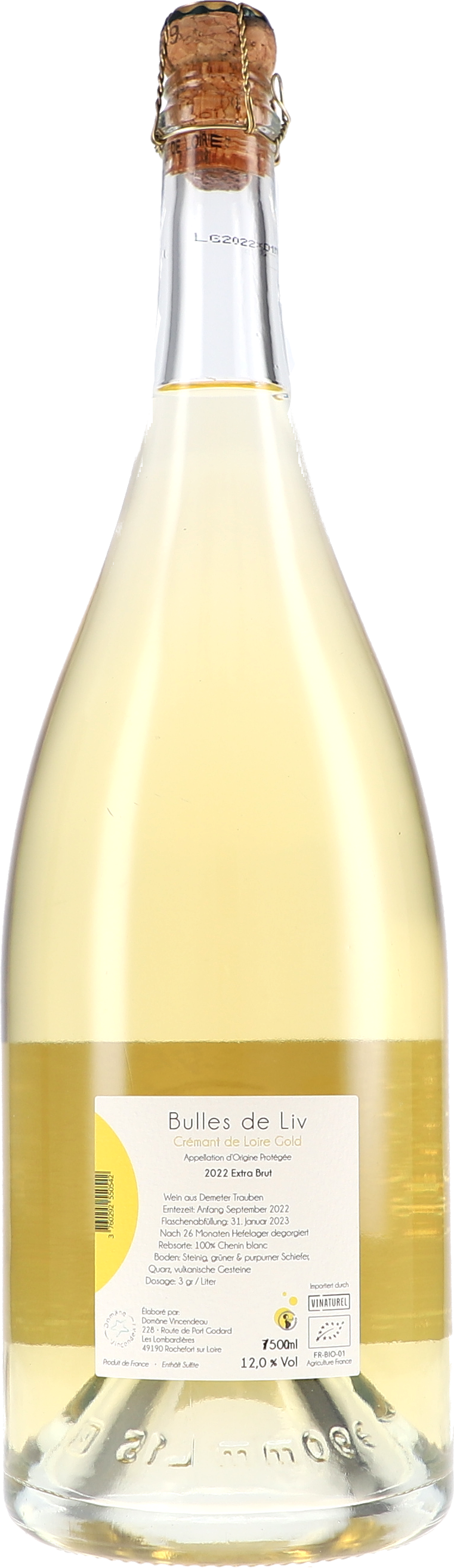 champagne, Sekt, Flasche, Kork, 750ml