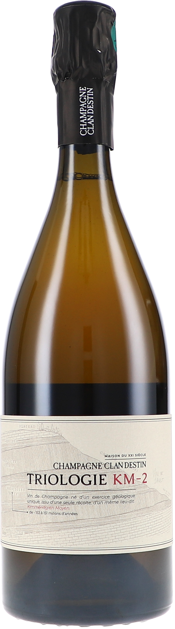 champagne, Sekt, Flasche, Weißwein, Etikett KM-2