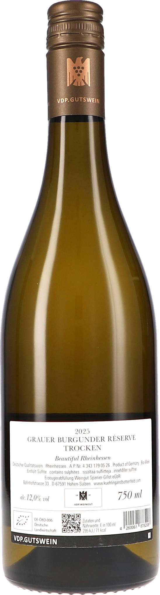 Weißwein, Grüner Burgunder, Trocken, 750 ml, 2015/2025?