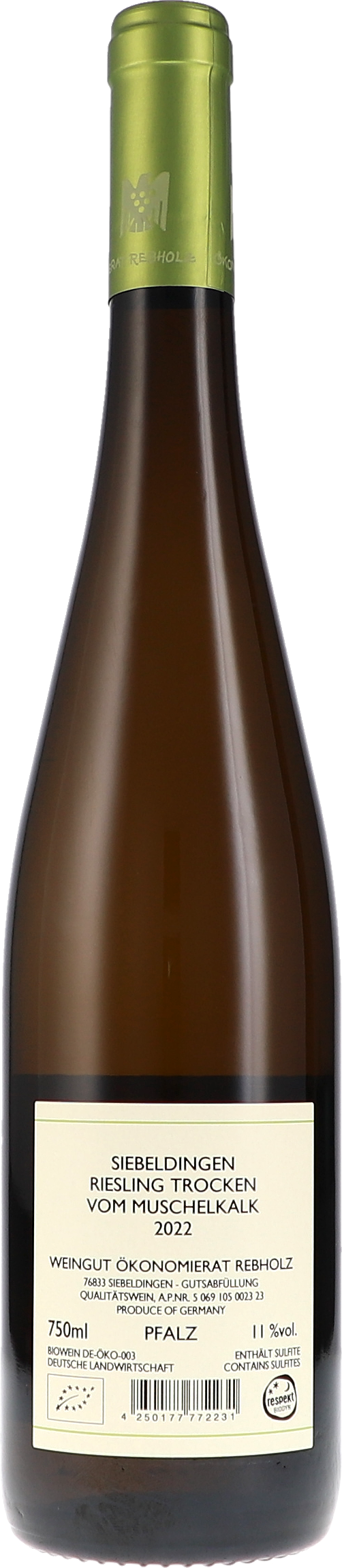 Weißwein, Riesling, Trocken, 750ml, Pfälzer Wein