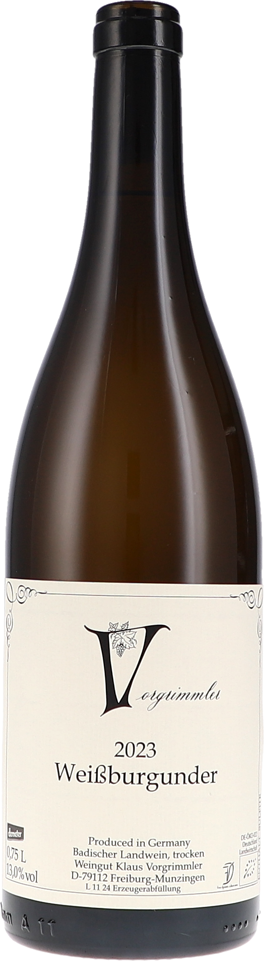 Weißburgunder, Wein, Weißwein, Flasche, Deutschland