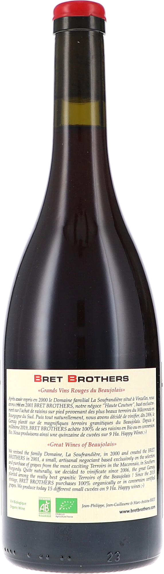 wein, rotwein, flasche, kurzerhals, etikettenDetails