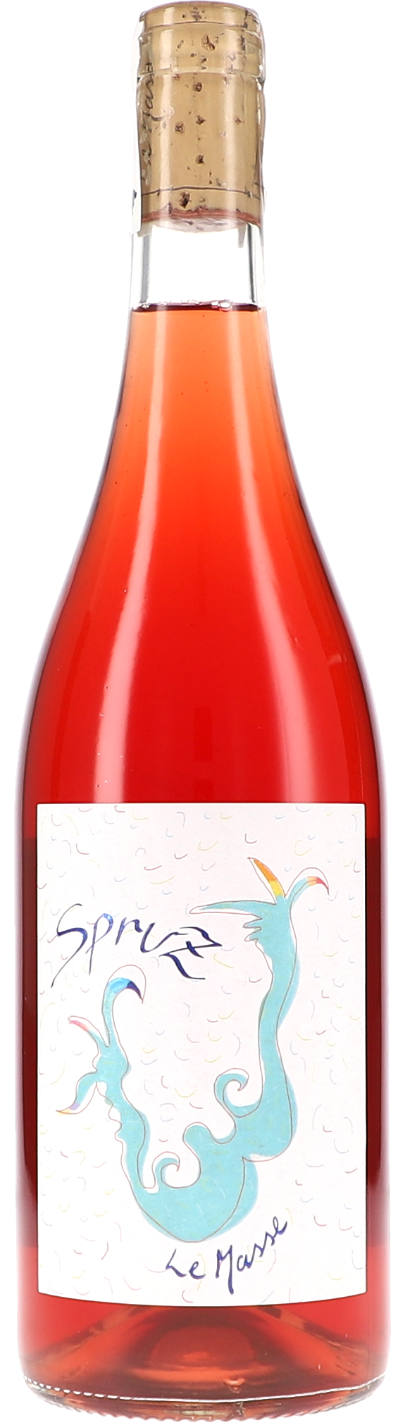 Rosé, Wein, Flasche, Korken, Etikett