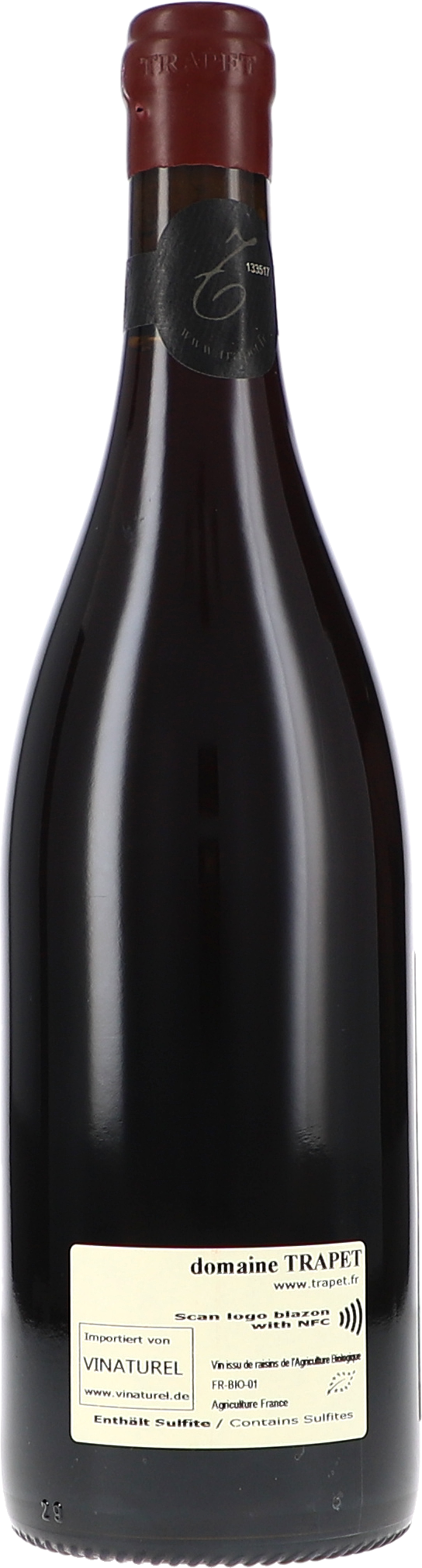 Wein, Rotwein, Flasche, Etikett, Vinaualterung