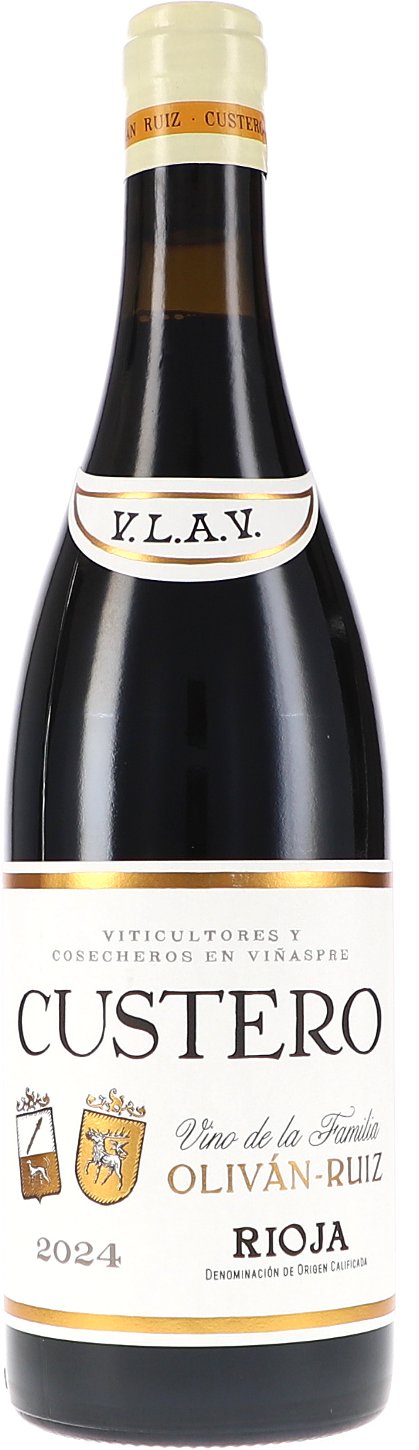 V.L.A.V. Custero Rotwein, Rioja, Olvín-Ruiz, Vino, Jahrgang 2024