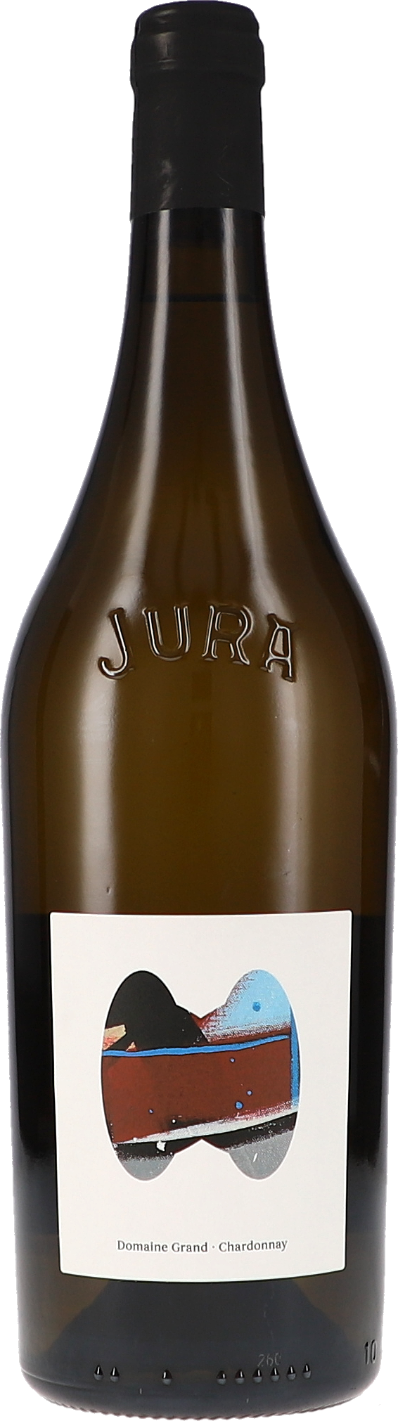 Chardonnay, Côtes du Jura AOP Weinflasche, Chardonnay, Weißwein, Braunglas, Jura