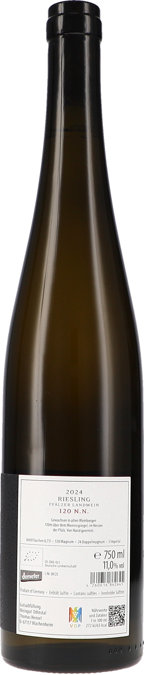 Riesling, Weißwein, Jahrgang 2024, Glasflasche, 750 ml