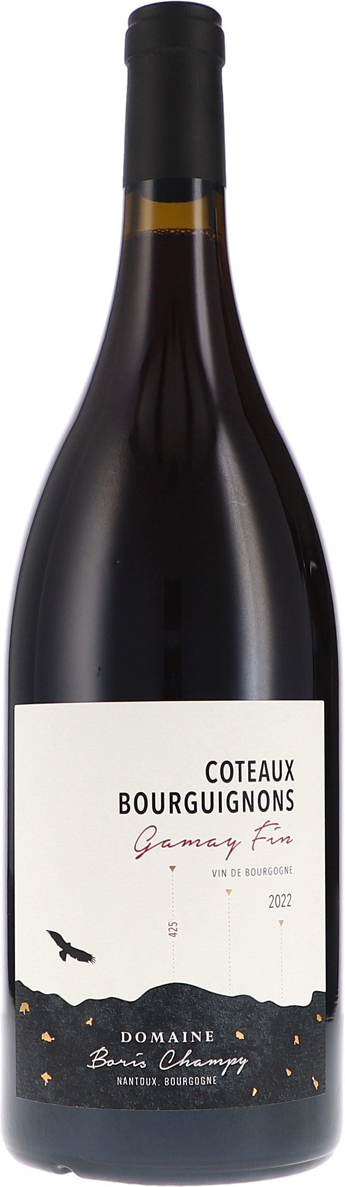 Coteaux Bourguignons Gamay Fin AOP Flasche, Alkohol, Schnaps, Weinflasche, Roter Wein