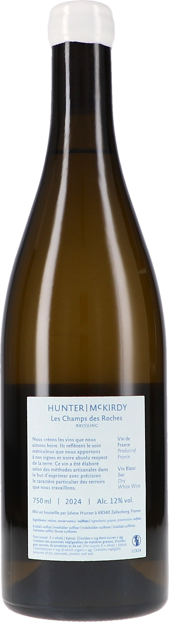 Weißwein, Flasche, 750 ml, Langsip, Etikett