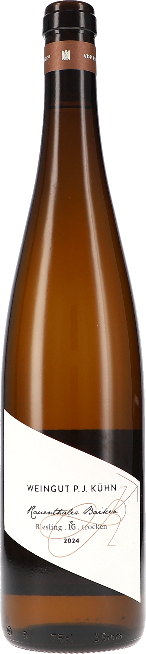 Riesling, Weißwein, Weingut P. J. Kühn, Riesling Trocken, Flasche 750ml