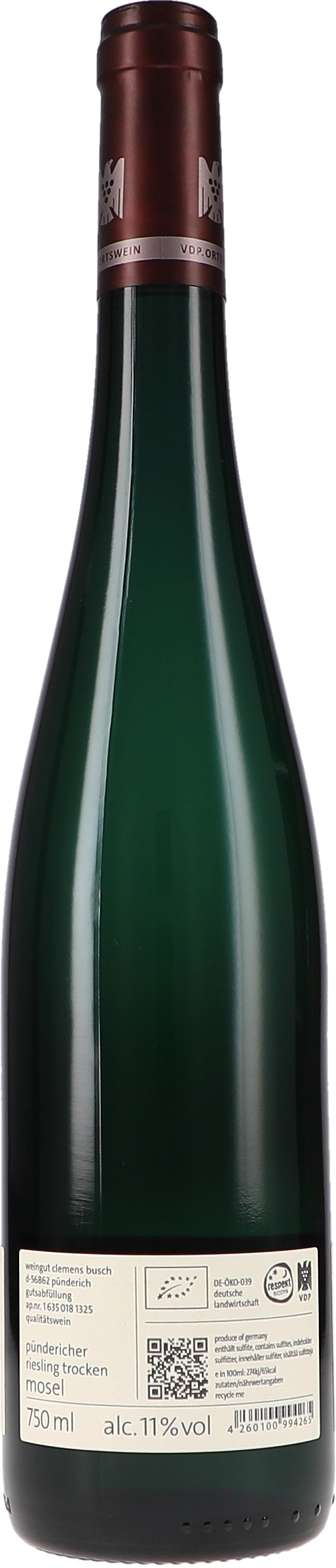 Sektflasche, Spumante, 750 ml, trocken, Etikett