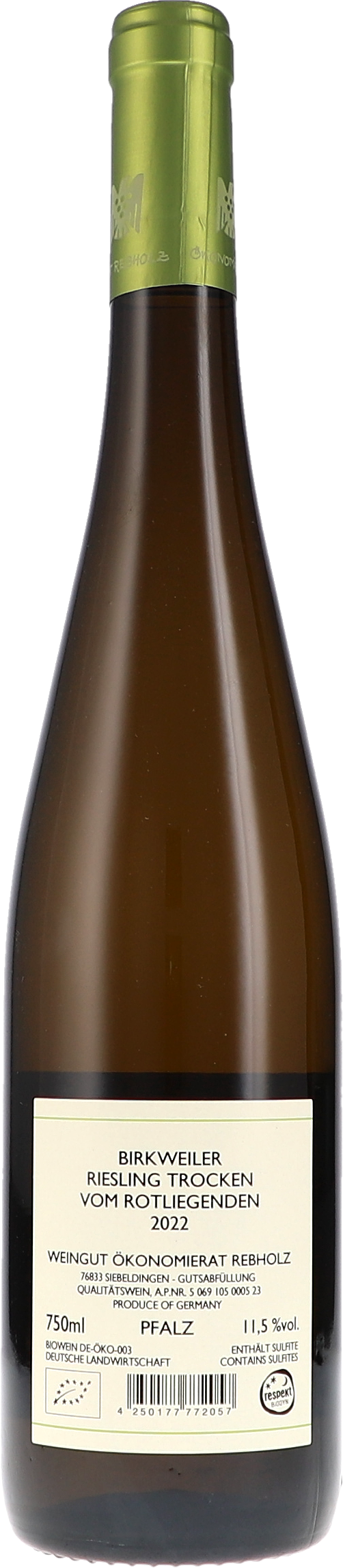 Weißwein, Riesling, Trocken, 750ml, Flasche