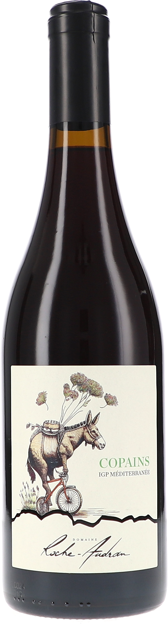 Wein, Rotwein, Flasche, Etikett, IGP Méditerranée