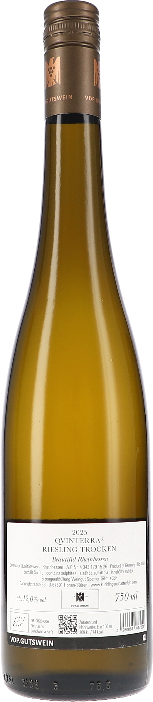 Weißwein, Riesling, Trocken, 750 ml, Flasche