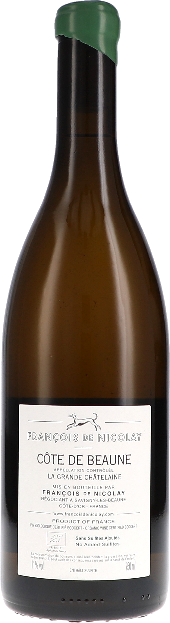 Wein, Weißwein, Côtes de Beaune, France, Flasche