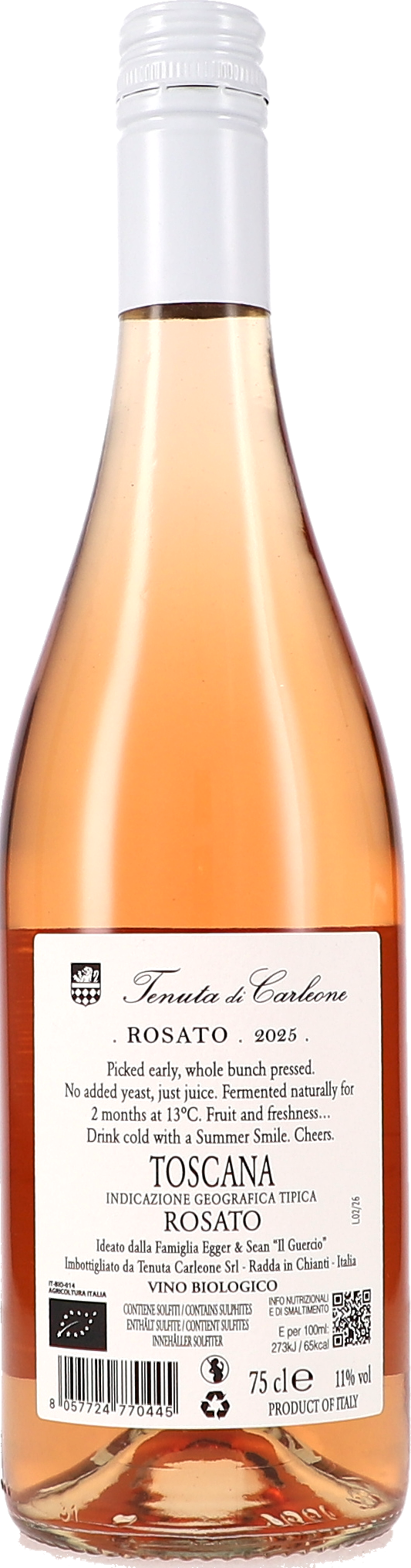 Rosé-Wein, Weinflasche, 75 cl, Rosato, Italien