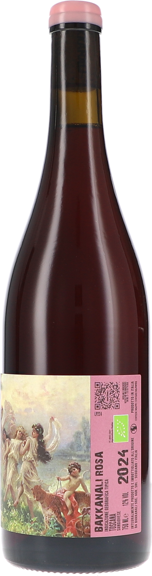 Roséwein, Weinflasche, Schraubverschluss, Jahrgang 2024, Künstleretikett