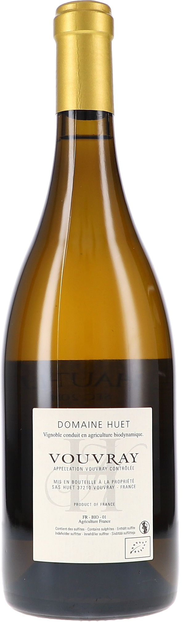 Weißwein, Flasche, Vouvray, Etikett, Domaine Huet