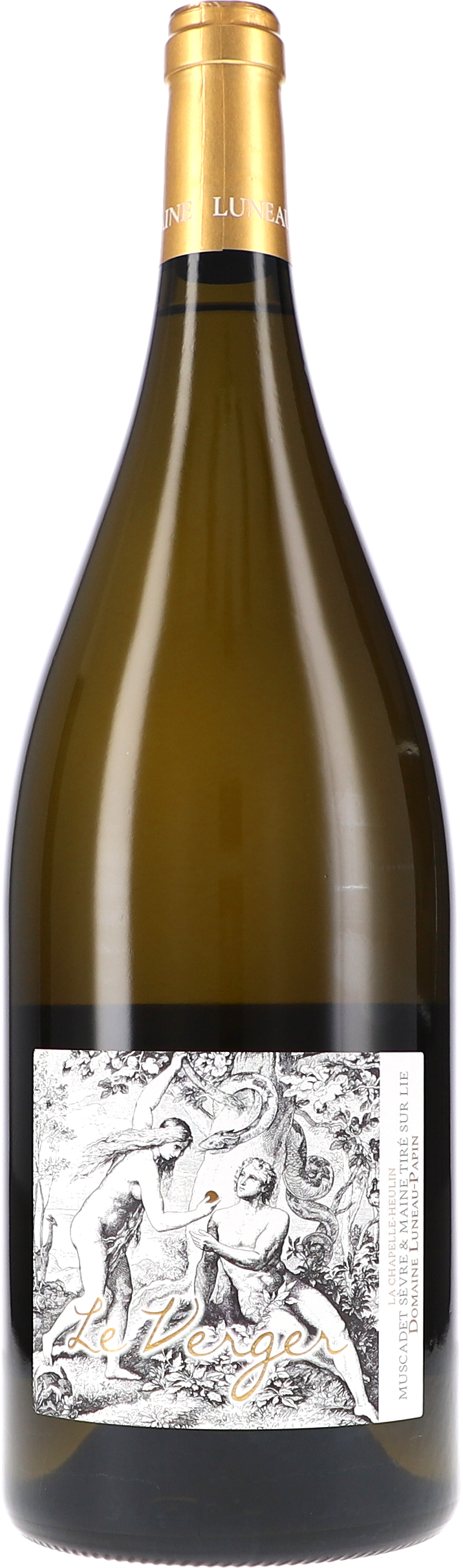 Weißwein, Flasche, Etikettkunst, Helles Grün, Lunea?