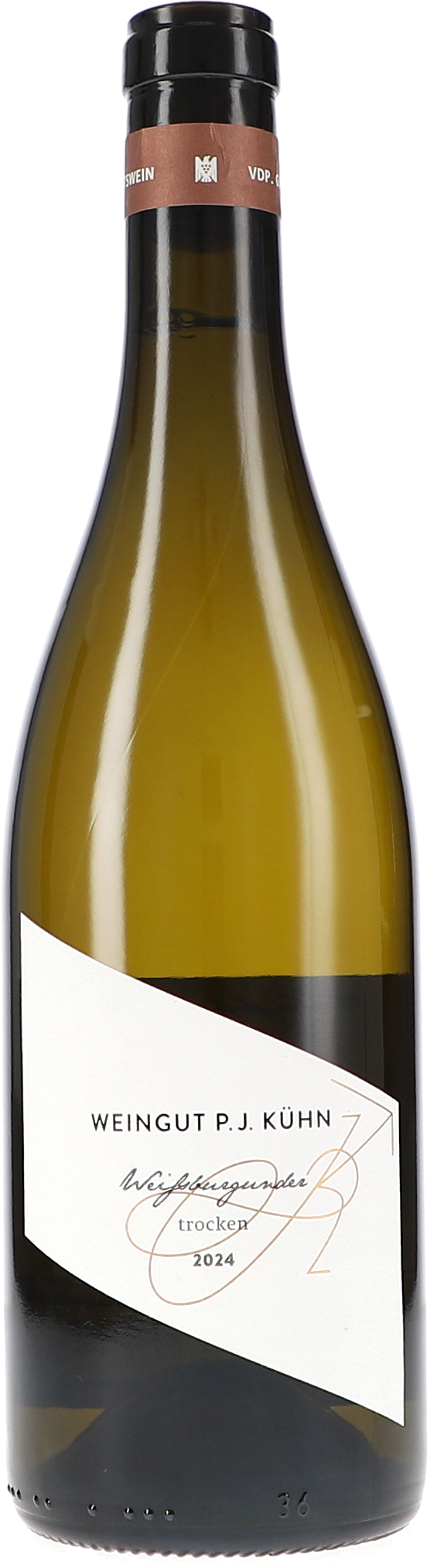 Weißburgunder trocken Weißwein, Weingut, Trocken, Jahrgang, Flasche