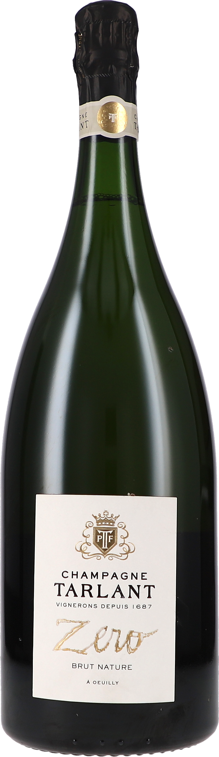 champagne, flasche, sprudelnd, brut, tarlant
